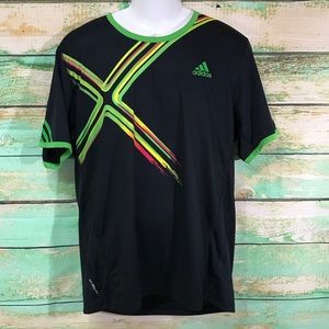 Adidas Climacool Formation Shirt XL black green